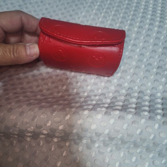 DISNEY STORE EUC SMALL LIPSTICK HOLDER EMBOSSED MICKEY - Picture 1 of 5